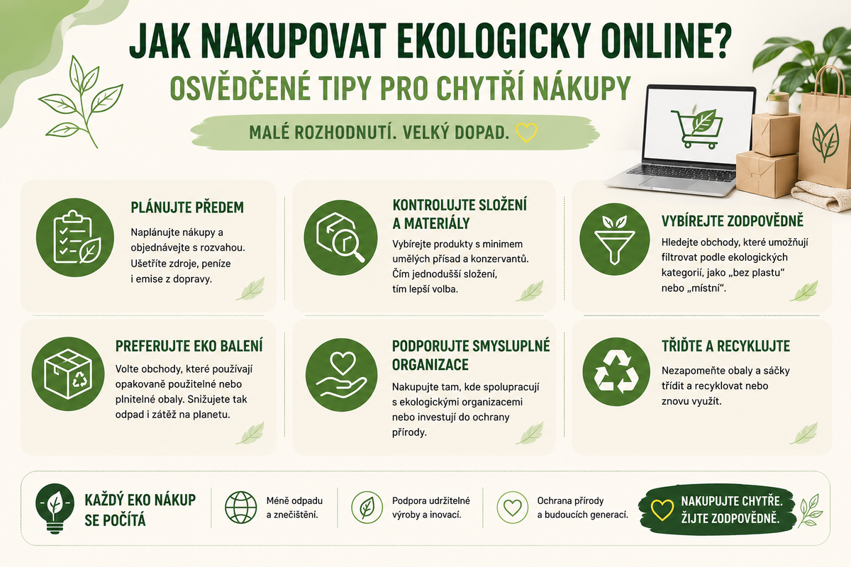 Jak nakupujete ekologicky online?
