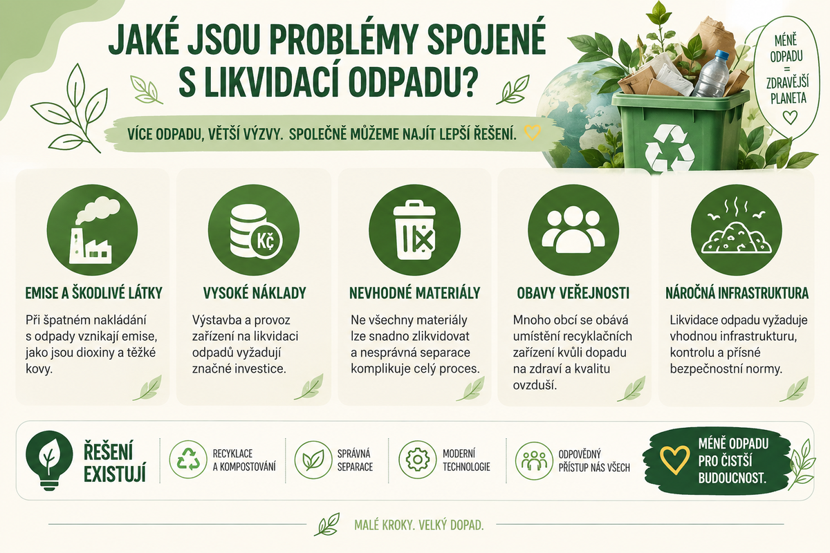 Jaké jsou problémy spojené s likvidací odpadu?