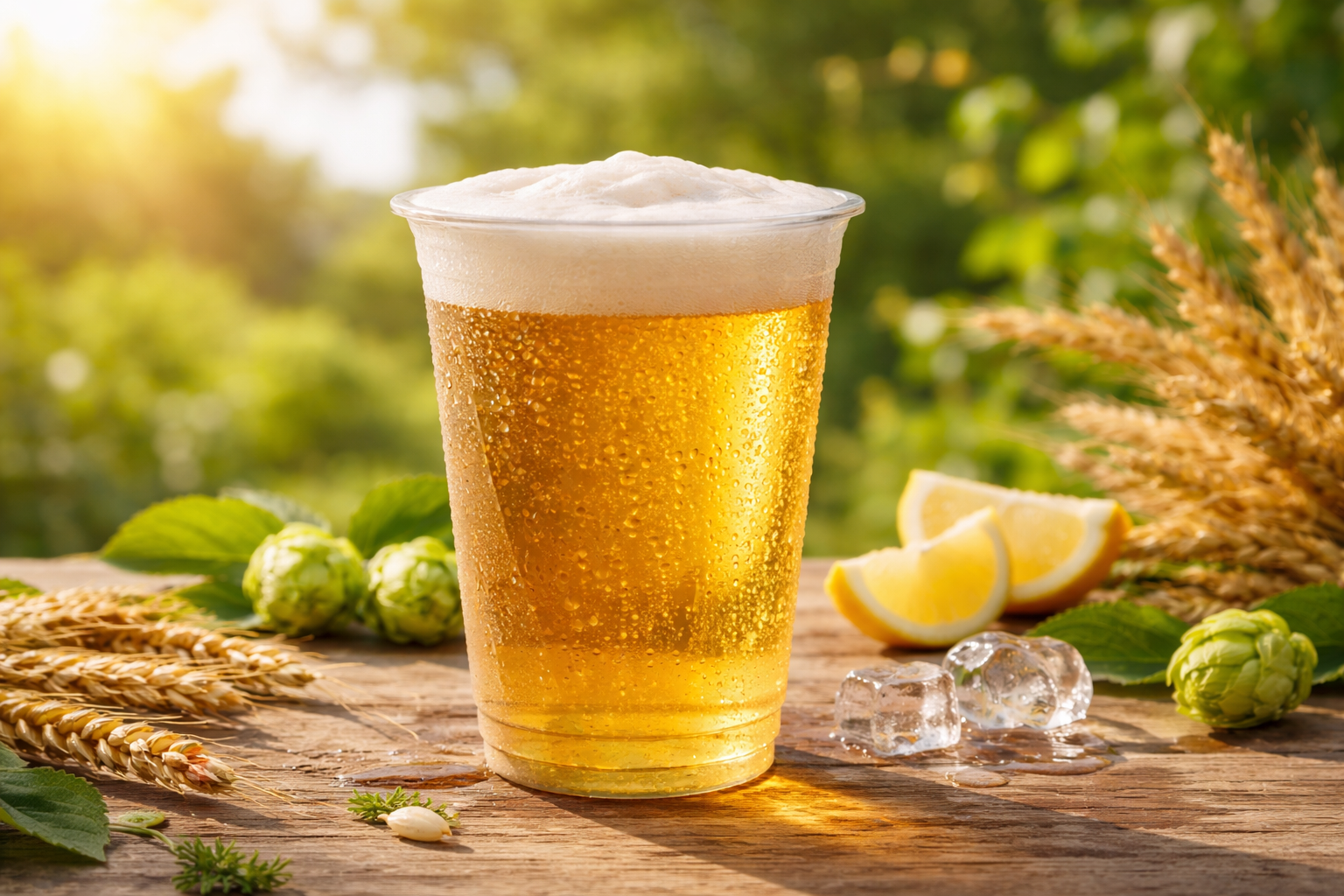 Přírodní pivní hrnky