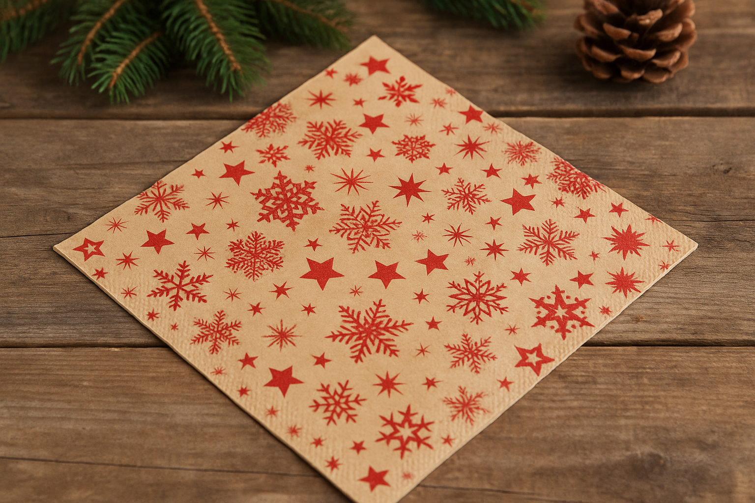 Které ubrousky se budou hodit na vánoční skládání?