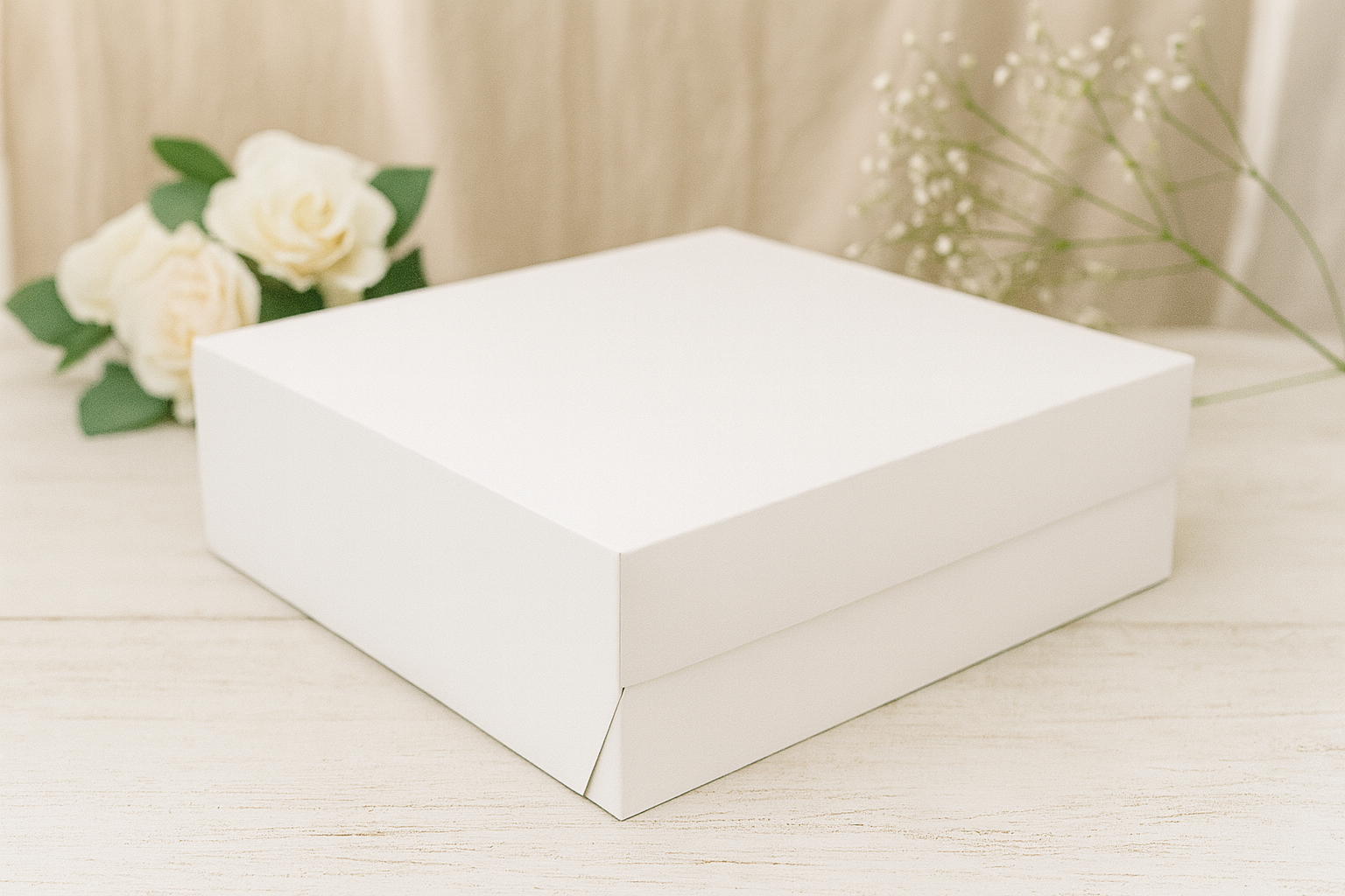 Stylový a ekologický box na svatební dort