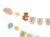 Papírový banner „Happy Birthday – Medvídci“, 2,55 m, 1 ks