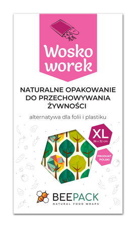 Voskové sáčky „Les“ XL 36 × 32 cm, 1 ks.