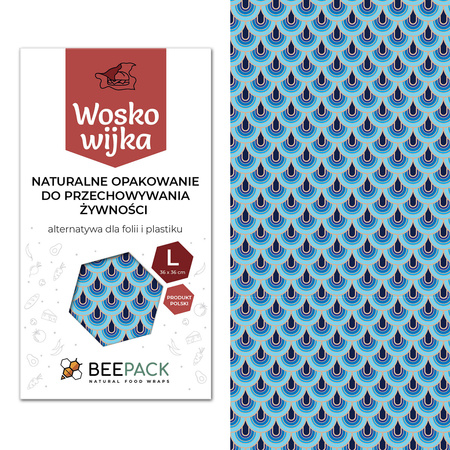 Voskovka "Vlny" velikost "L" 36 x 36 cm 1 ks.