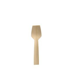 Bambusové lžičky na zmrzlinu "Spatula" 9,2 cm 50 ks.