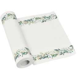 Papírový běhoun PREMIUM v roli, "Elegantní listy", 40 cm x 24 m 1 ks.