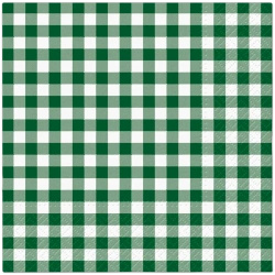 2vrstvé ubrousky Gingham Dark 33 x 33 cm, 50 ks