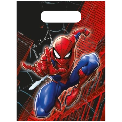 Papírové sáčky „Spiderman“ 16 × 22 cm, 4 ks