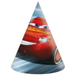 Papírové čepičky Auta 6 ks