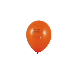 Balónek „Happy Birthday“ mix barev 25 cm 10 ks
