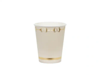 Papírové kelímky „Třmeny“, 220 ml, 6 ks