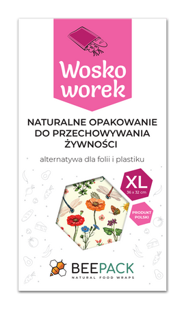 Voskové sáčky „Louka“ XL 36 × 32 cm, 1 ks.