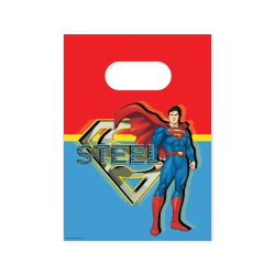 Papírové sáčky „Superman“ 16 × 22 cm, 4 ks