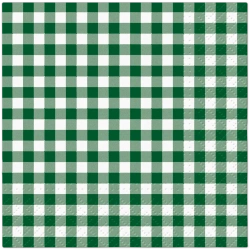 2vrstvé ubrousky Gingham Dark 25 x 25 cm, 100 ks