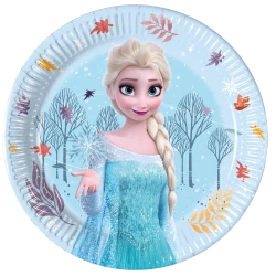 Papírové talíře „Frozen“, 20 cm, 8 ks