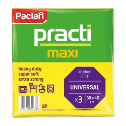 Viskózové utěrky Maxi Practi, Paclan, 38 × 40 cm, 3 ks