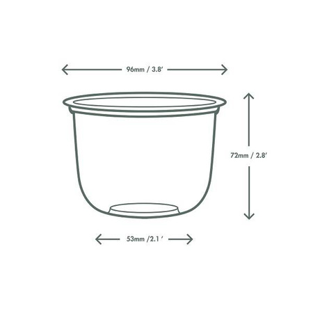 Bella Pot nádoba na dezert 350 ml, ø 96 mm 50 ks.