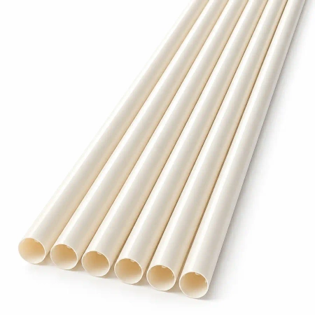 Papírová brčka bílá 7/210 mm jednotlivě balená 150 ks.