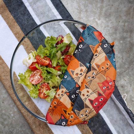 Voskovka "Kočky" velikost "M" 25 x 25 cm 1 ks.