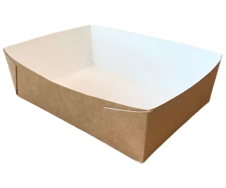Hluboký zásobník z kraftového papíru 20 x 14 x 6 cm 50 ks.