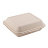 Dvouvrstvý menubox na cukrovou třtinu bez podšívky 1500 ml, 24,1 x 21 x 4 cm 50 ks.