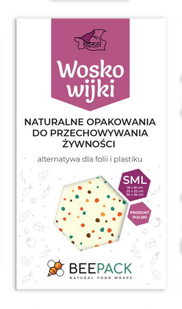 Wax "Barevné puntíky" Pack 1 x "S", 1 x "M", 1 x "L" 3 ks.