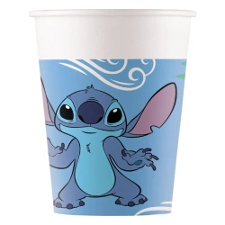 Papírový kelímek „Stitch & Angel“ 200 ml 8 ks