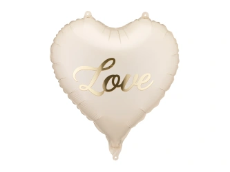 Fóliový balónek „Srdce – Love“, 35 cm, 1 ks