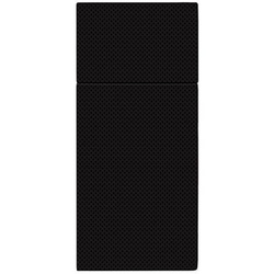 Sáčky-ubrousky na příbory Softpoint, ražené, černé, 38 x 32 cm, 50 ks