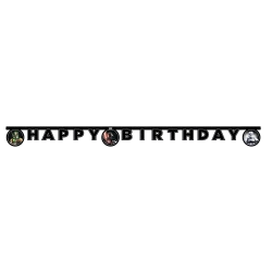 Papírový narozeninový banner STAR WARS 2 m 1 ks
