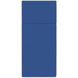 Sáčky-ubrousky na příbory Softpoint, ražené, tmavě modré, 38 x 32 cm, 50 ks