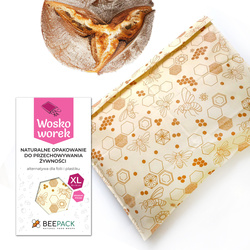Voskové sáčky „Včely“ XL 36 × 32 cm, 1 ks.