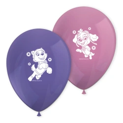 Latexové balonky „Tlapková Patrola Sky & Everest“ 28 cm, 8 ks
