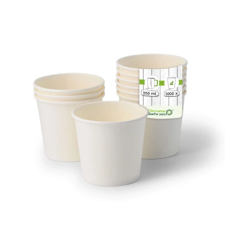 Kraftový papírový kelímek na zmrzlinu 300 ml, ø 92 mm, 50 ks.