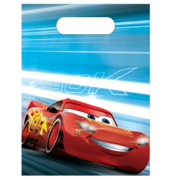 Foliové sáčky "Auta" 17 x 23 cm 6 ks.