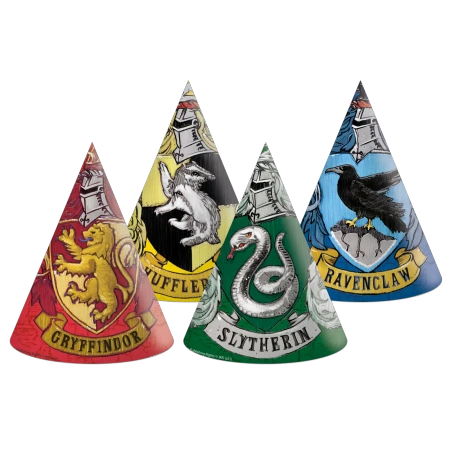 Papírové čepičky Harry Potter 6 ks