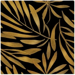 Ubrousky Premium Airlaid, "Golden Leaves", 1/4, 40 x 40 cm 50 ks.