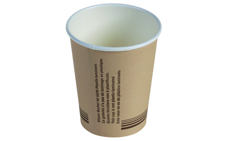 Papírový kelímek kraft disperze 350 ml, ø 90 mm, 50 ks.