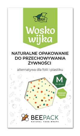 Voskovka "Barevné puntíky" velikost "M" 25 x 25 cm 1 ks.