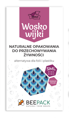 Wax "Vlny" Pack 1 x "S", 1 x "M", 1 x "L" 3 ks.