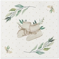 Ubrousky Premium Airlaid, "Hello Baby", 1/4, 40 x 40 cm 50 ks.