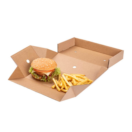 Rozkládací sada Burger box 24,5 x 12 x 10 cm 100 ks.