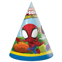 Papírové čepičky Spidey 6 ks