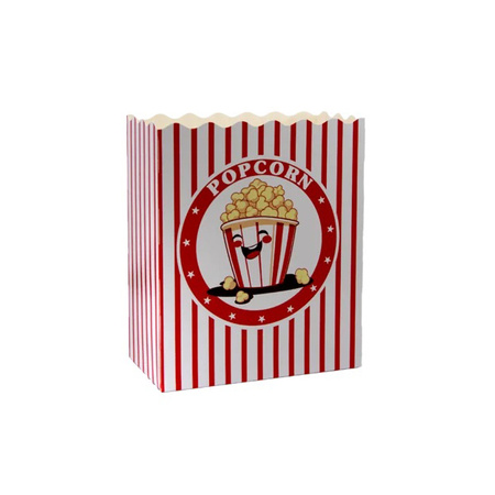 Krabice na popcorn 4350 ml, 19 x 10 x 22,8 cm, 50 ks.