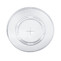 Víčko PLA s otvorem "PURE", průměr 95 mm 100 ks.