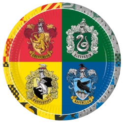 Papírové talíře „HARRY POTTER“, 23 cm, 8 ks