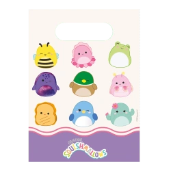 Papírové sáčky „Squishmallows“ 16 × 22 cm, 4 ks