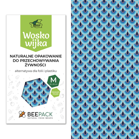 Voskovka "Vlny" velikost "M" 25 x 25 cm 1 ks.
