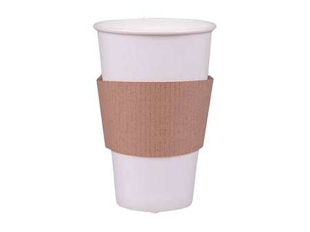 Ochranný rukáv na kelímek 350-500 ml, kraft, 50 ks