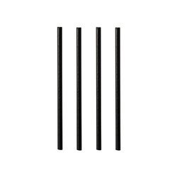 Papírová koktejlová brčka černá 7/100 mm 500 ks.